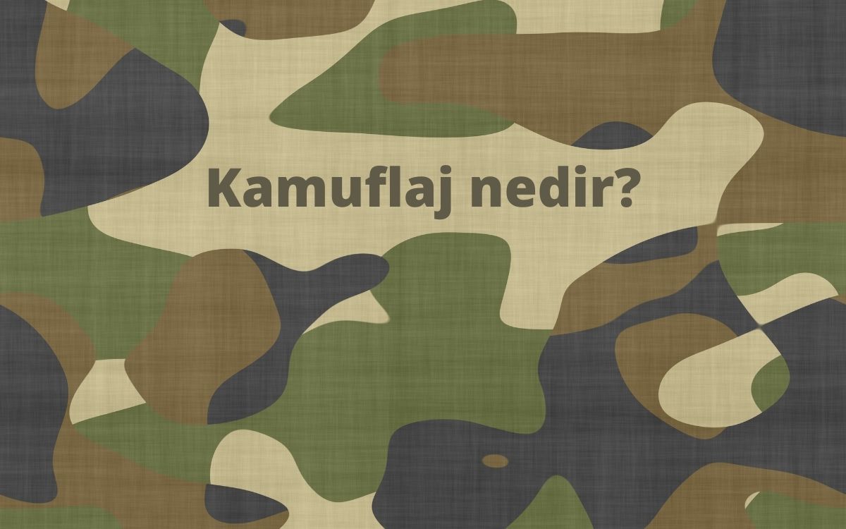 Kamuflaj ne demek?