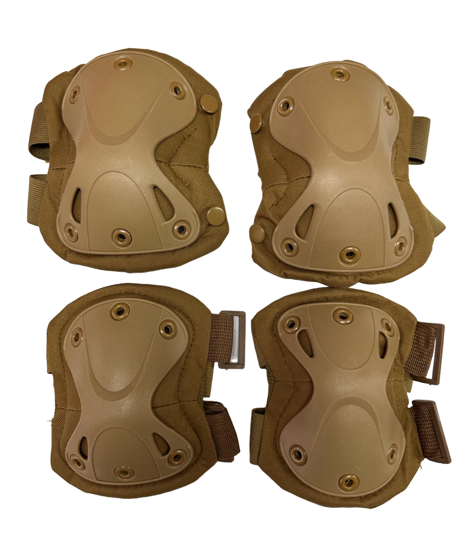 Balistik Koruyucu Dizlik ve Dirseklik Takımı Bej Renk