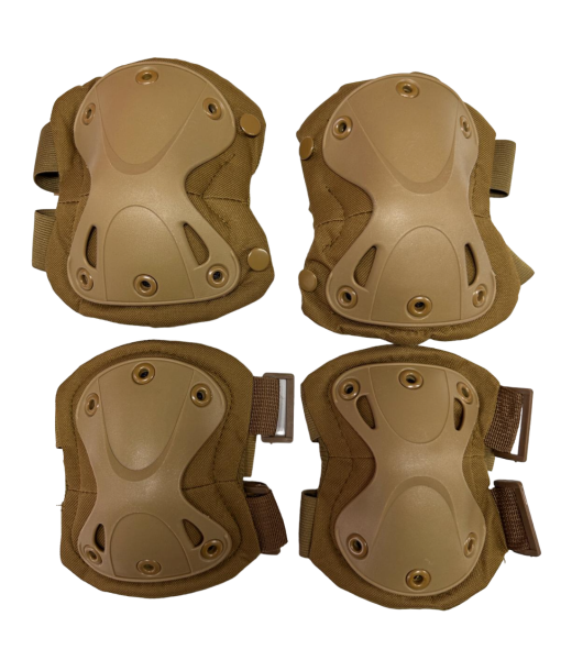 Balistik Koruyucu Dizlik ve Dirseklik Takımı Bej Renk