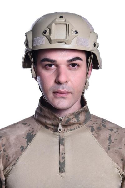 Tactical Airsoft Koruyucu Kask Kulak Korumalı