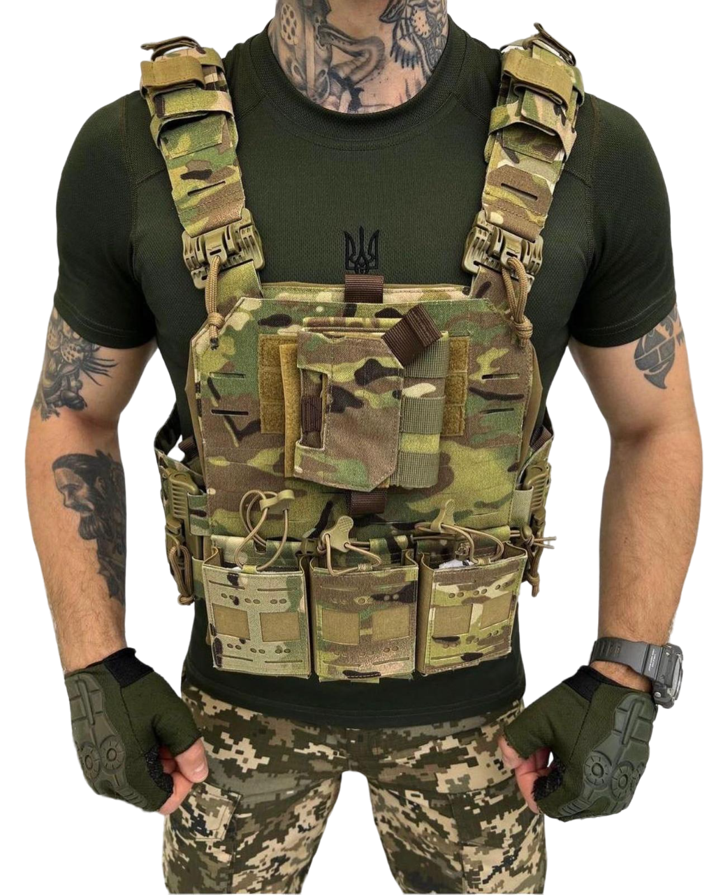 Askeri Hücum Yeleği Multicam Desen