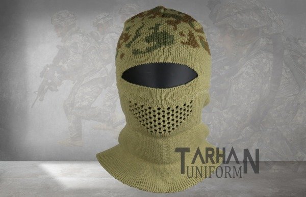 (Maske + Şapka) TSK Kamuflaj