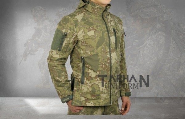 Combat Tactical Softshell Mont Askeri Yeni Tip Kamuflaj