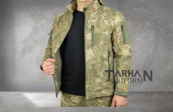 Combat Tactical Softshell Mont Askeri Yeni Tip Kamuflaj