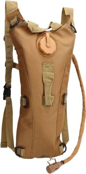 Attack Tactical 2L Bej Taktikal Hidratasyon Çantası – Ayarlanabilir Askı & Ergonomik Su Torbası