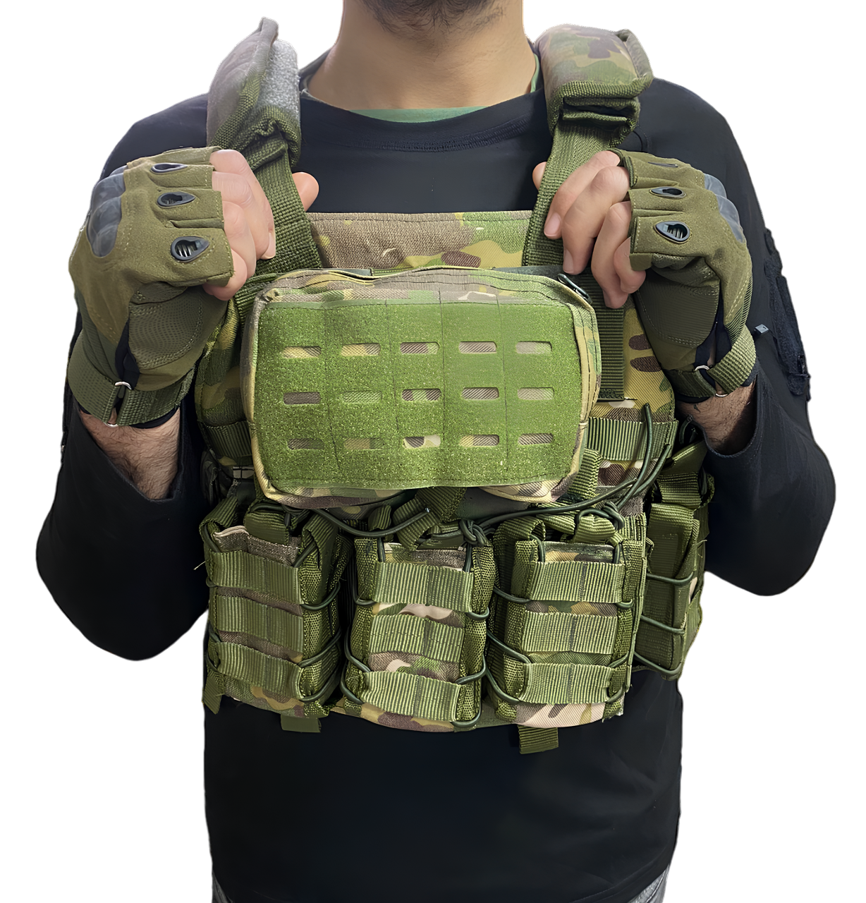 Attack Tactical Modüler Hücum Yeleği – MOLLE Sistemli, Ayarlanabilir ve Dayanıklı