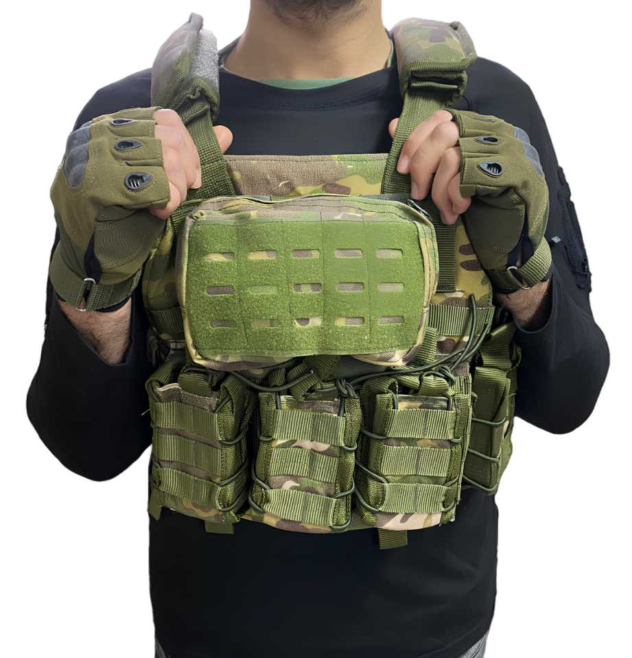 Attack Tactical Modüler Hücum Yeleği – MOLLE Sistemli, Ayarlanabilir ve Dayanıklı