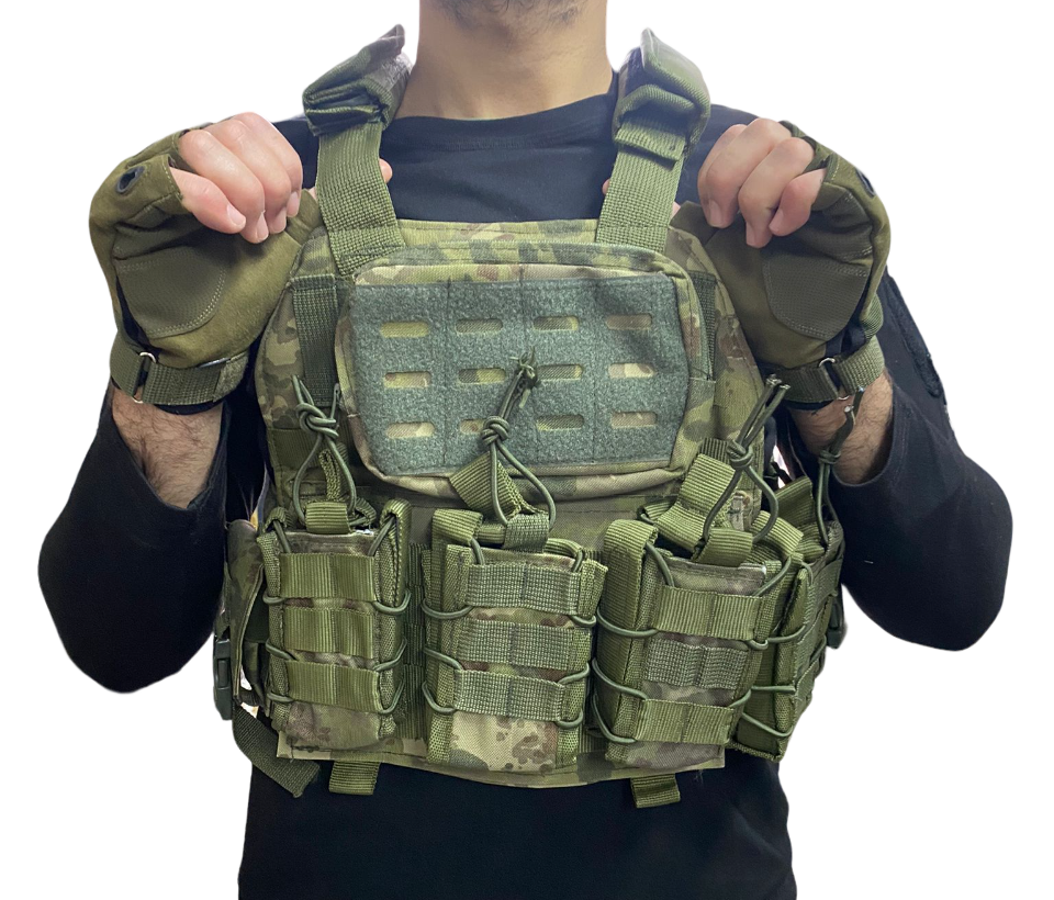 Attack Taktik A-TACS FG Hücum Yeleği | MOLLE & Ayarlanabilir