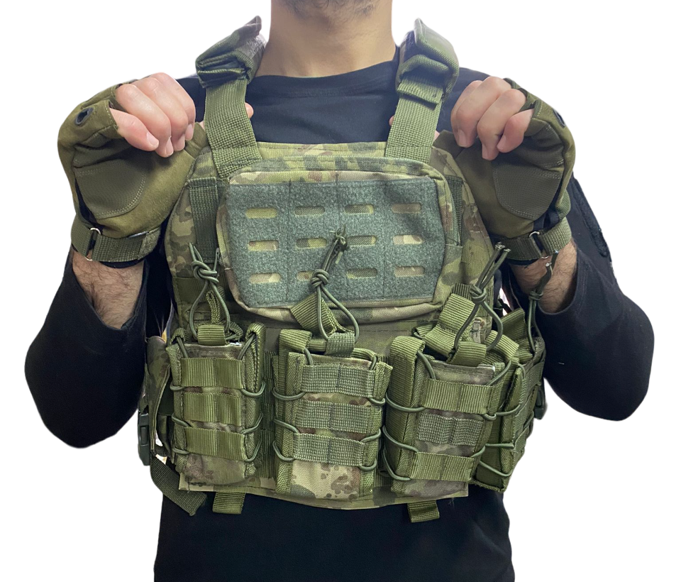 Attack Taktik A-TACS FG Hücum Yeleği | MOLLE & Ayarlanabilir