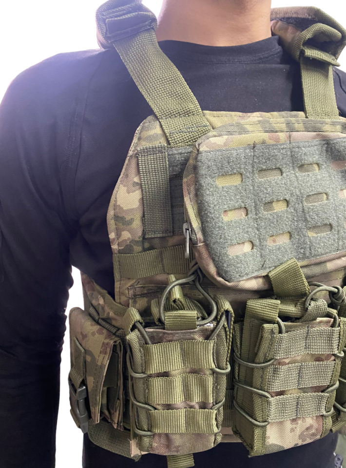 Attack Taktik A-TACS FG Hücum Yeleği | MOLLE & Ayarlanabilir