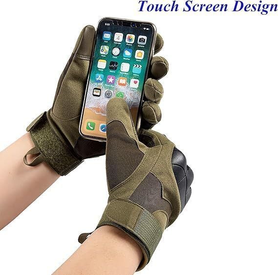 Attack Haki Taktik Uzun Eldiven – Darbeye Dayanıklı Knuckle Koruma & Kaymaz Taban