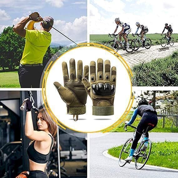 Attack Haki Taktik Uzun Eldiven – Darbeye Dayanıklı Knuckle Koruma & Kaymaz Taban