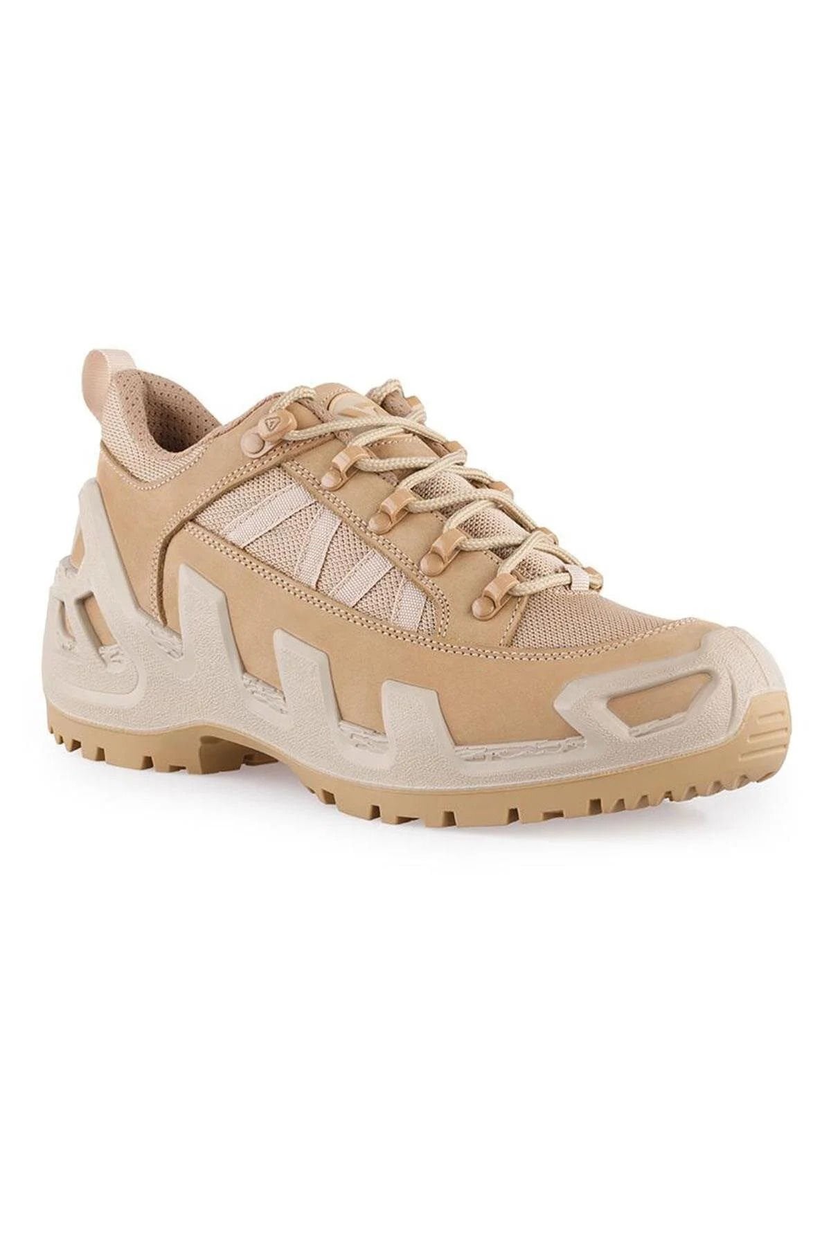 Unisex Outdoor Trekking Ayakkabı I Kaymaz Tabanlı, Nefes Alabilen Spor Model (Siyah / Haki / Bej)