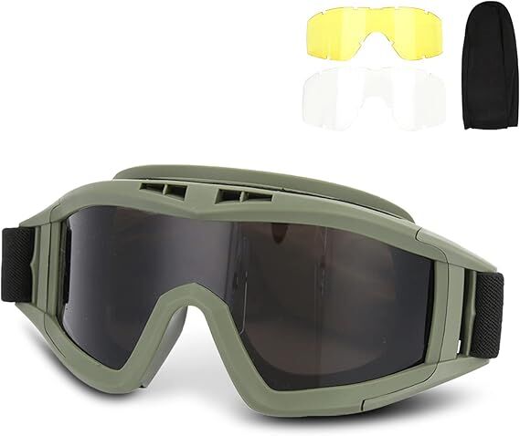 Airsoft gözlük taktik güvenlik gözlüğü askeri taktik çekim gözlüğü Anti sis gözlük avcılık bisiklet