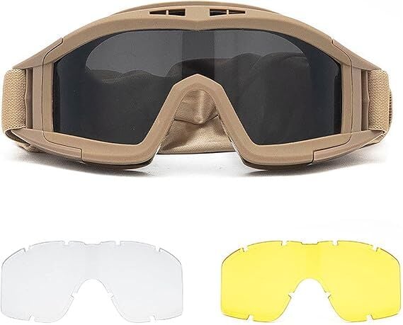 Airsoft gözlük taktik güvenlik gözlüğü askeri taktik çekim gözlüğü Anti sis gözlük avcılık bisiklet