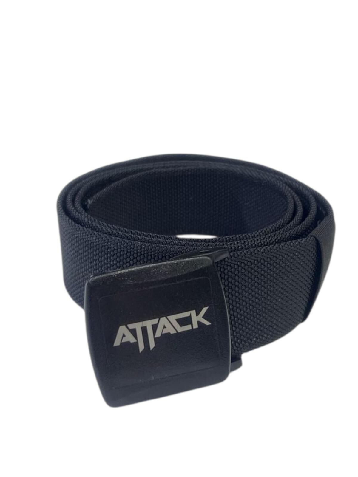 Attack Siyah 4 cm Plastik Tokalı Ayarlanabilir Taktik Kemer – Dayanıklı Naylon Webbing