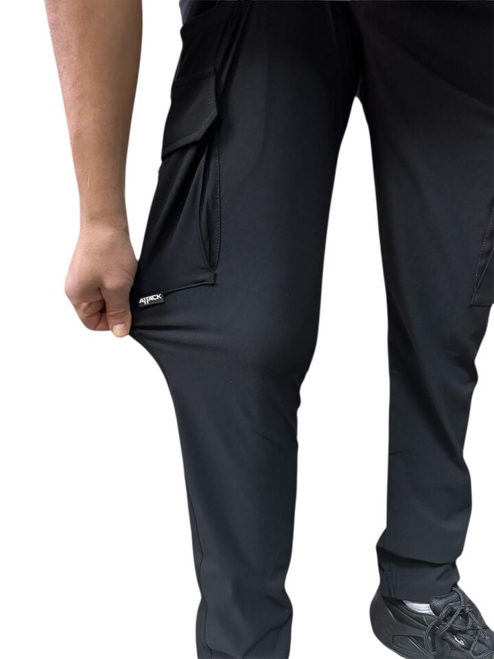Attack Lacivert Taktik Çok Cepli Outdoor Pantalon – Suya Dayanıklı, Esnek ve Konforlu