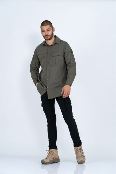 Haki Outdoor Tactical Gömlek