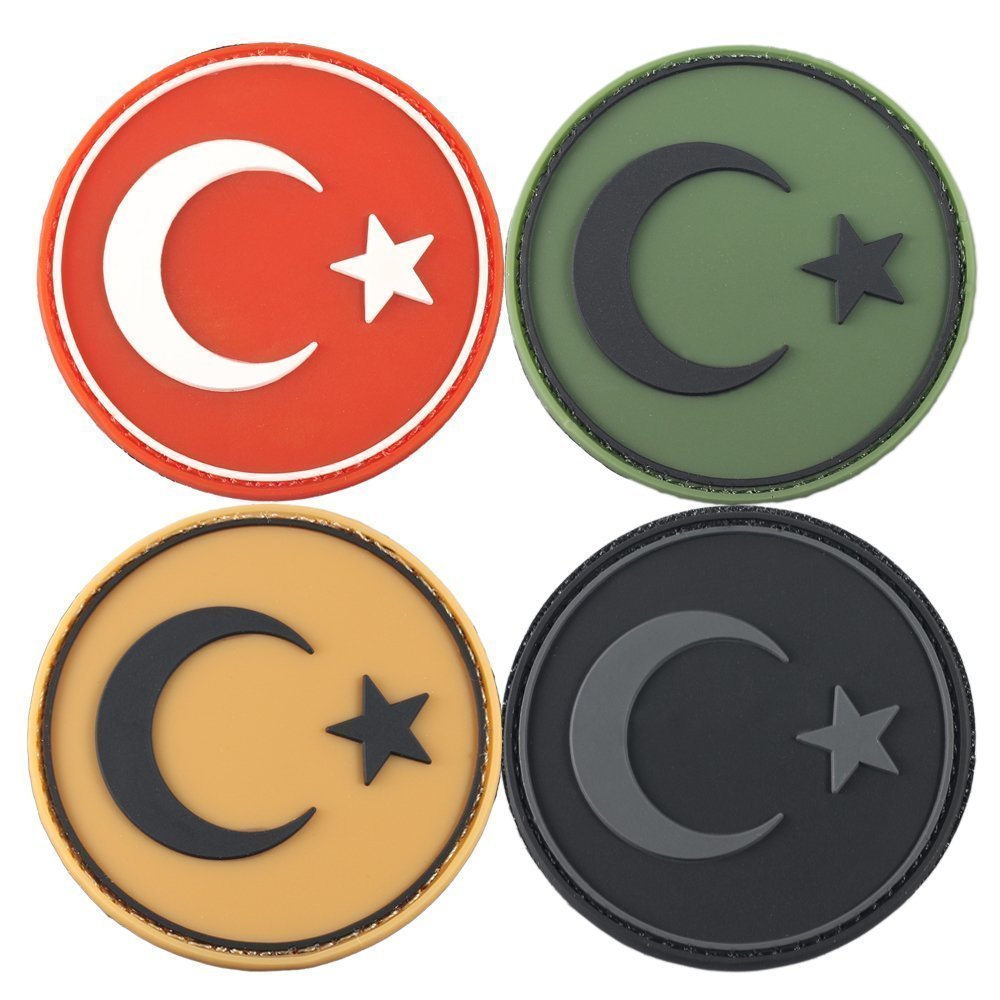 Plastik Pathç Yuvarlak Türk Bayrağı