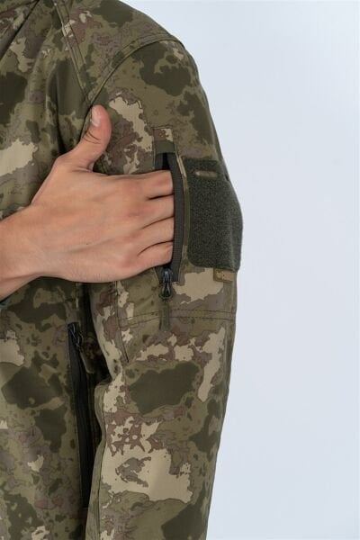 Tactical taktik kamuflaj mont su rüzgar geçirmez softtjell mont piyade-305 L