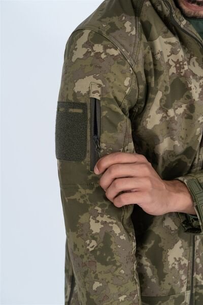 Tactical taktik kamuflaj mont su rüzgar geçirmez softtjell mont piyade-305