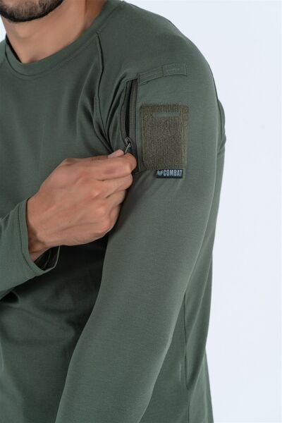Tactical T-Shirt Pike Uzun Kol, HAKİ-CMB-PIKE-UK-801-001