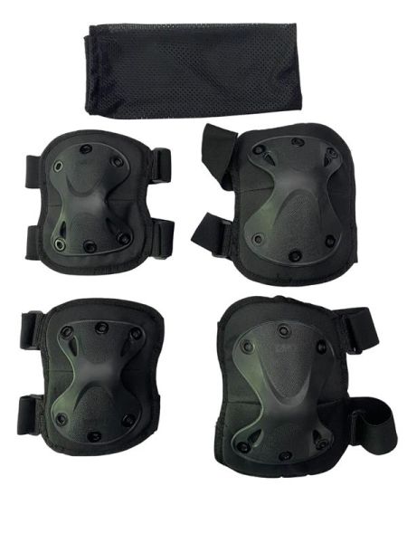 Balistik Koruyucu Dizlik ve Dirseklik Takımı Siyah