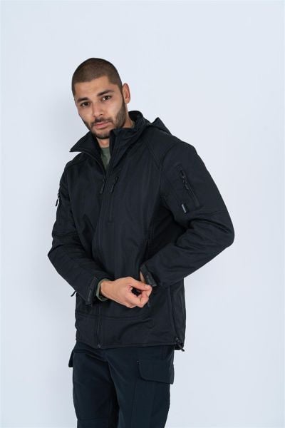 Softshell Mont Siyah Tactical