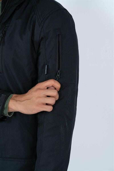 Combat tactical taktik su ve rüzgar geçirmez softshell mont outdoor motorcu montu SİYAH